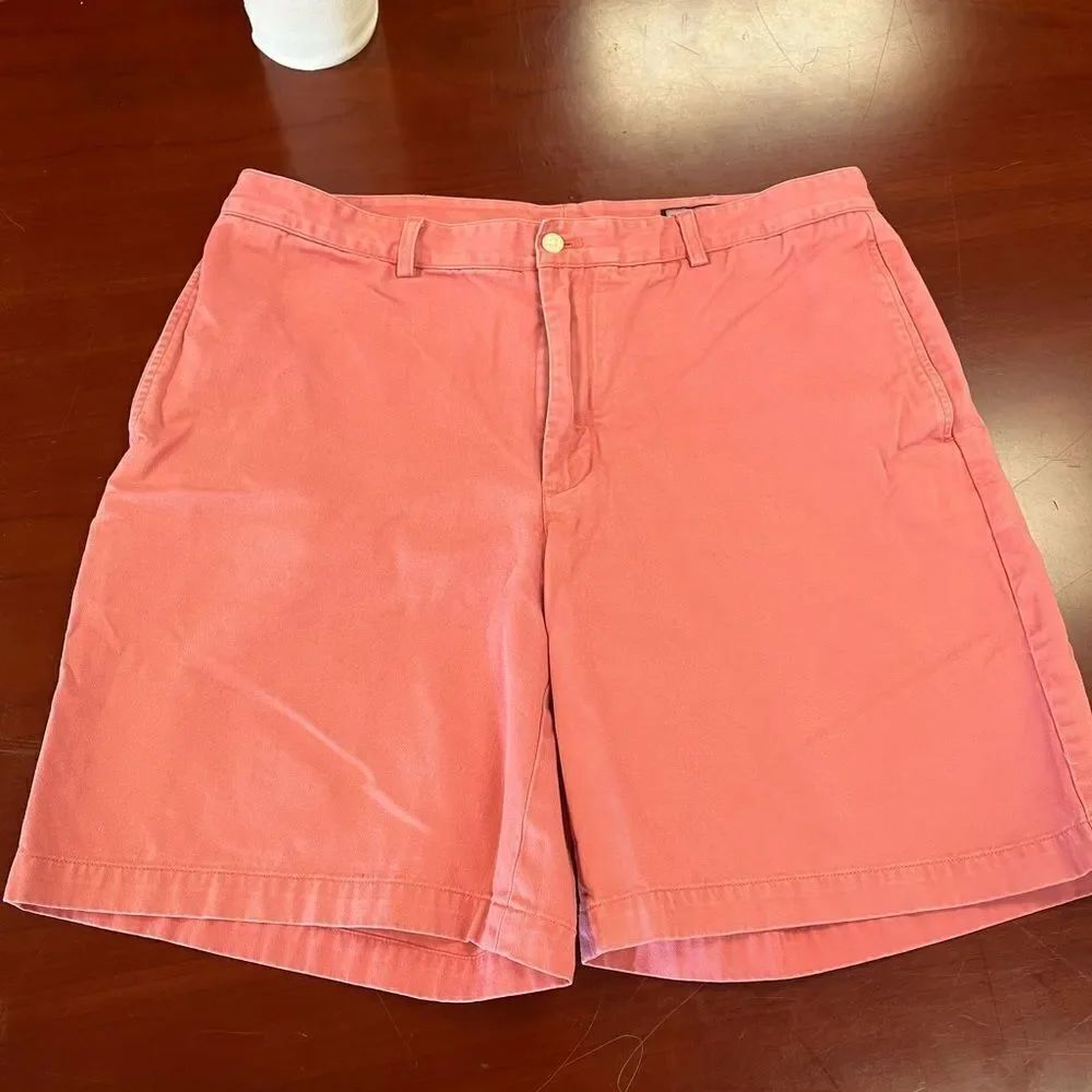 Vineyard Vines Mens Salmon Sun Washed Bermuda Shorts sz 38